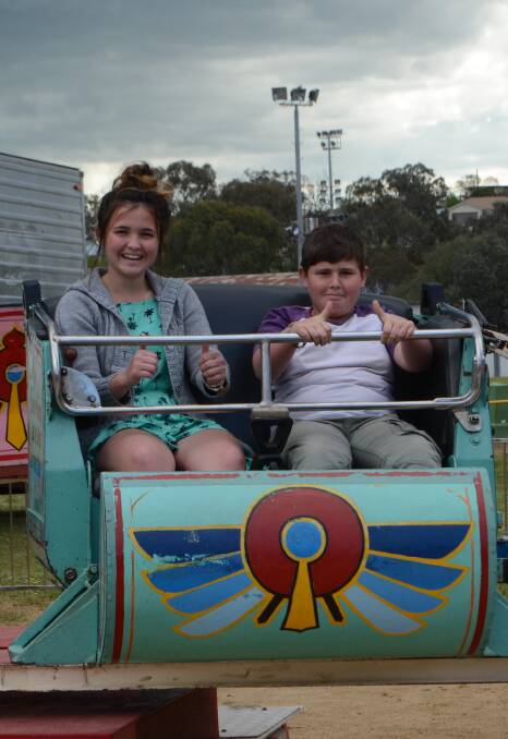 FLASHBACK: Tessa and Ryan Long enjoying a cha-cha ride at last year's show.