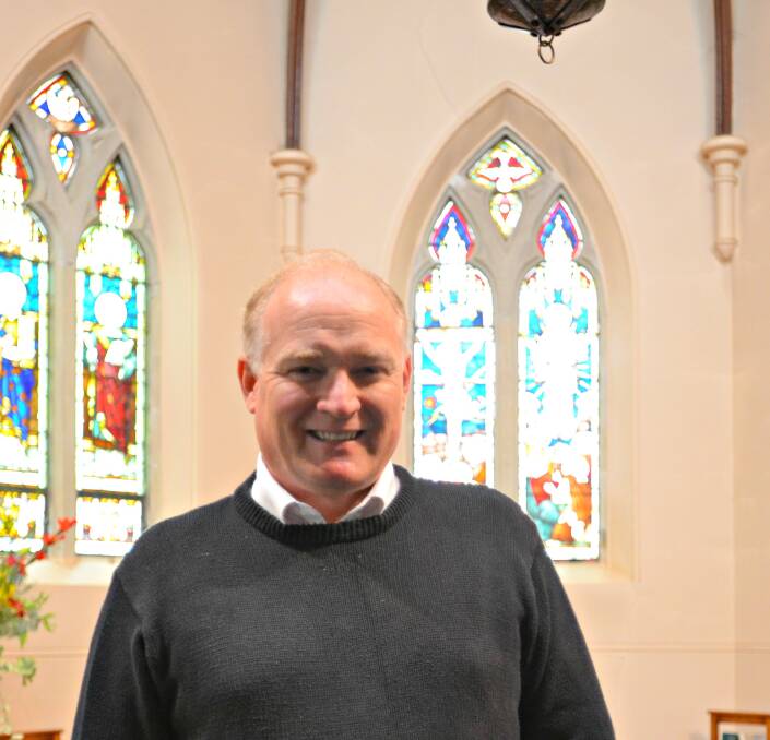 Positive attitude: "I am always positive," Reverend Neil Percival said. Photo: Craig Thomson.