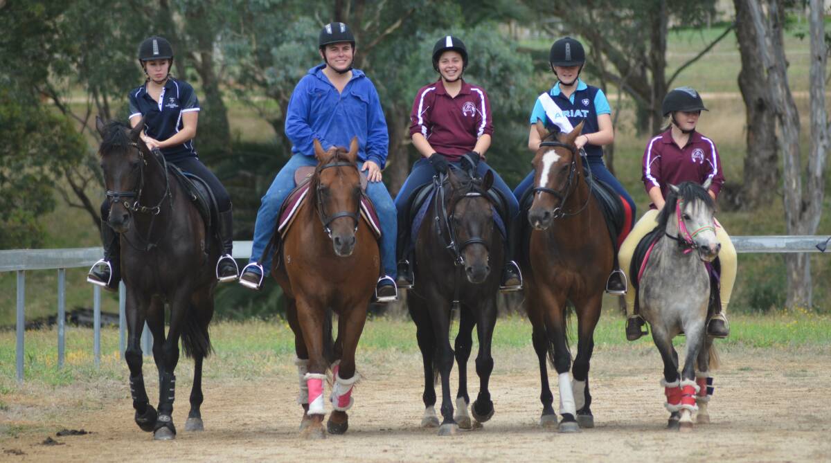 Riders:  Jacob Bell, Brodie Batinich and Emily Harrison. Picture: Jessica Grey.