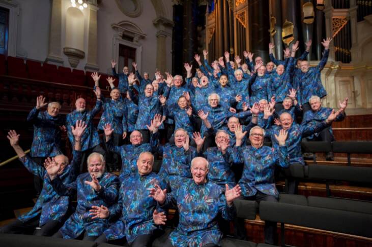 Sing it loud: the Sydney Male choir will sing at Young town hall on May 5.