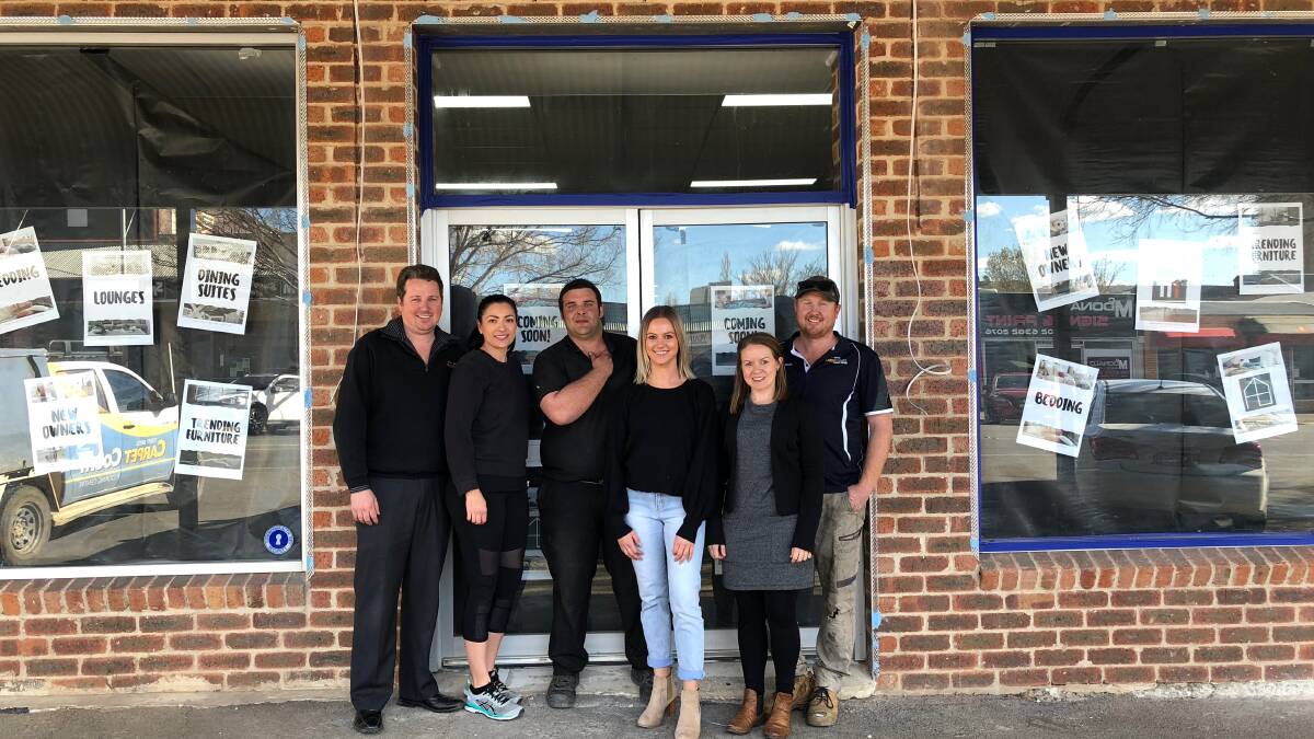 CELEBRATION: Pop down to the family-friendly grand opening of the rebooted Terry Bros Furniture and Bedding this Saturday to meet the team and check out the storewide savings. Photo: SUPPLIED 