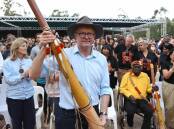 Prime Minister Anthony Albanese at the Garma Indigenous cultural festival on Friday. Picture: Prime Minister's Office