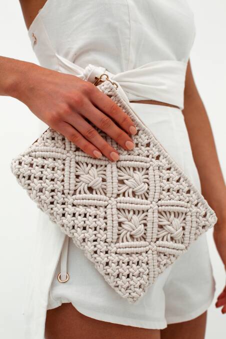 BAGS OF STYLE: Peta and Jain's Avalon clutch features intricate details.
