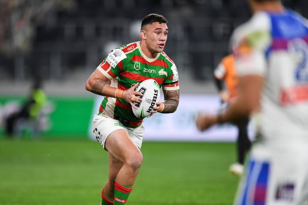 South Sydney back-rower Jaydn Su'A has been outstanding this season in his first full year with the club. Picture: NRL IMAGERY