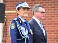 NSW Police Commissioner Karen Webb with her husband Mark. 