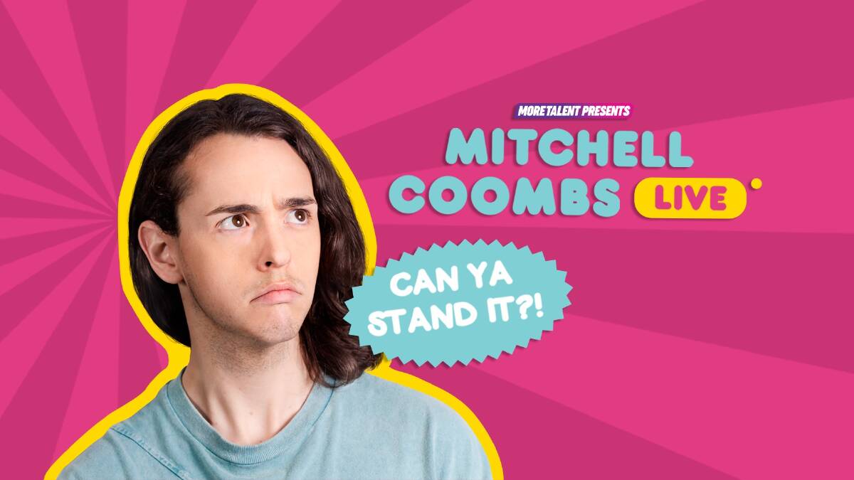 Mitch Coombs is about to go on-stage for his first stand-up comedy show, and it is set to be a corker.