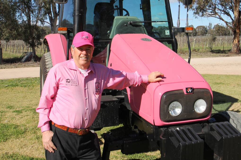 Unity: Hugh Bateman said it is easy to get a committee together to Pink Up Your Town. Not only does it bring the community together but also funds a valuable service.