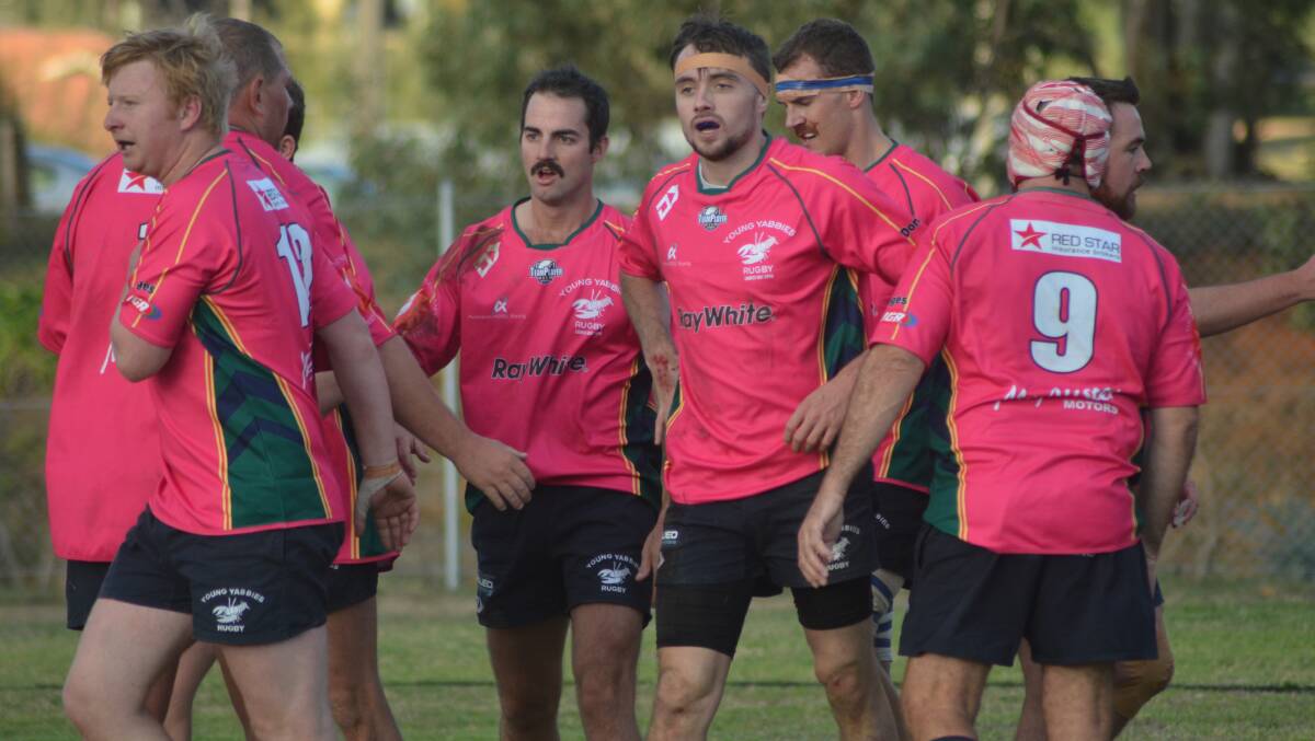 Young Yabbies, pictured in their pink strip earlier in the year, will play their final game of the 2019 season on Saturday.