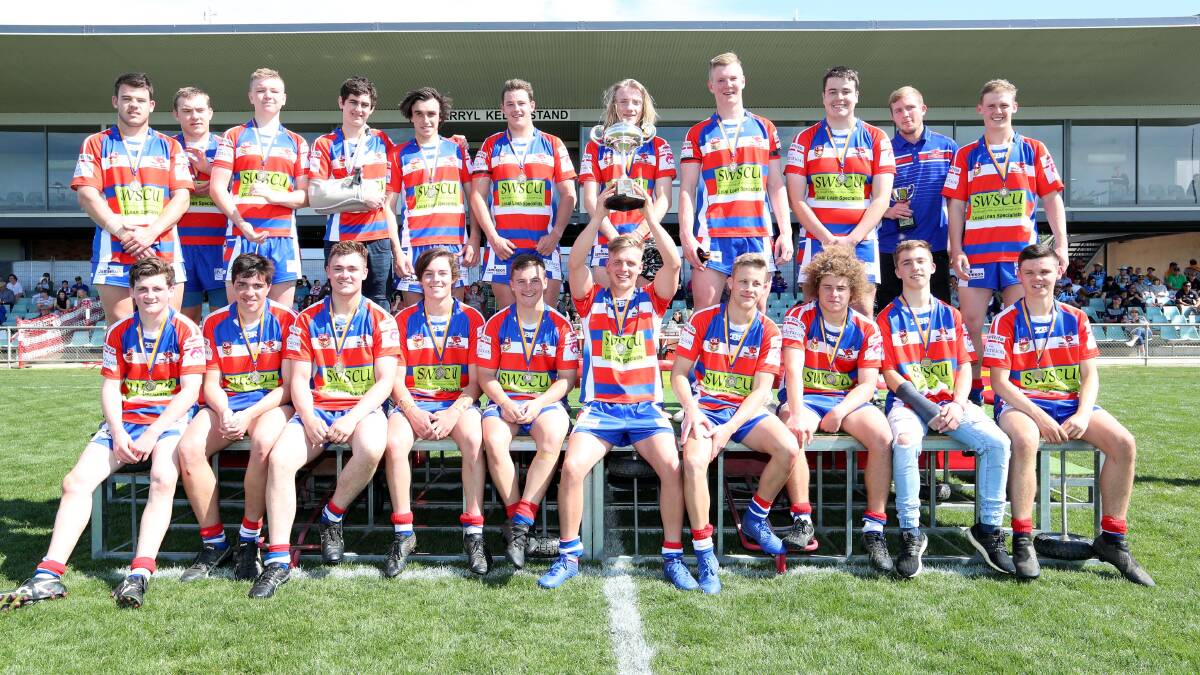 Young's under-17s Group Nine Sullivan Cup premiership winning team is a chance to win Team of the Year. Photo: Les Smith