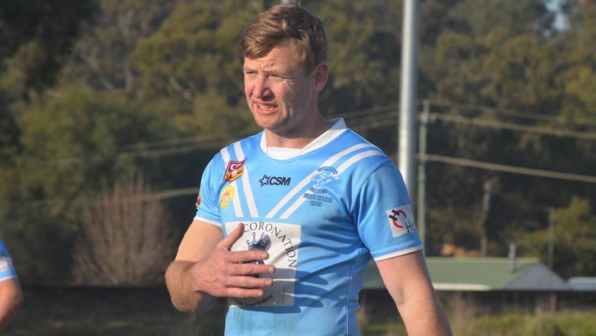 Dean Bristow scored a hat-trick in the Tumut Blues' victory over Young Cherrypickers.