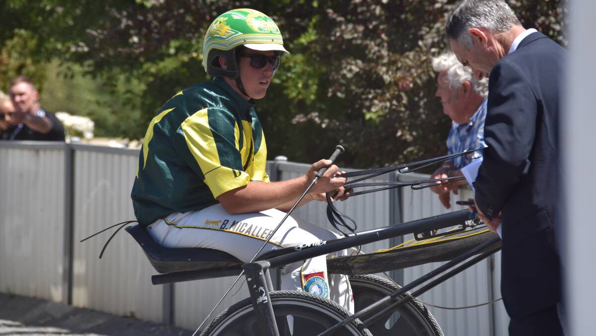 Blake Micallef will feature in the gig of Majoress Jujon in the Riverina Region Championships Consolation B (2270m) on Friday at Wagga. Photo: file