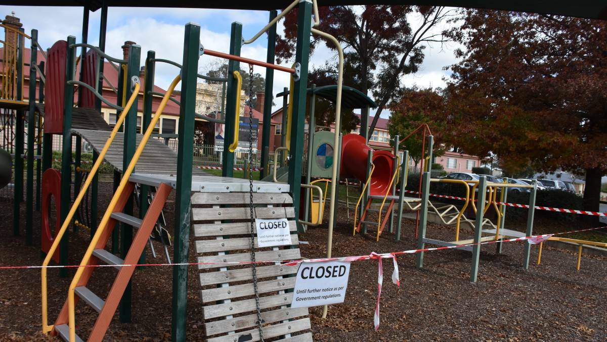 Parks and skateparks were closed earlier this year.