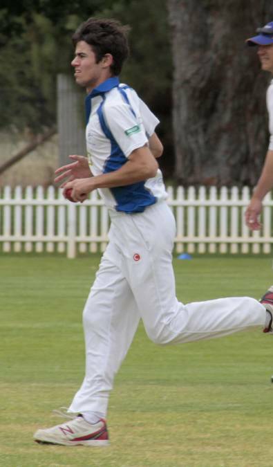 Pat Hislop took four wickets for the Blues in their win over Centrals. Photo: file