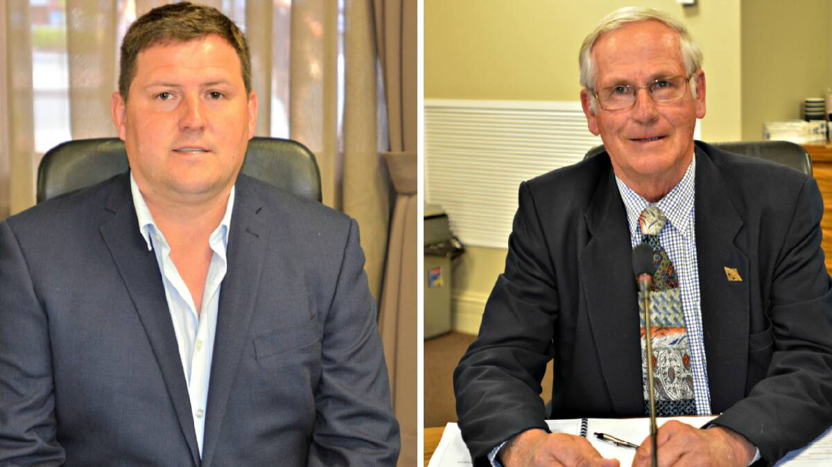 Hilltops councillors Matt Stadtmiller and John Walker.