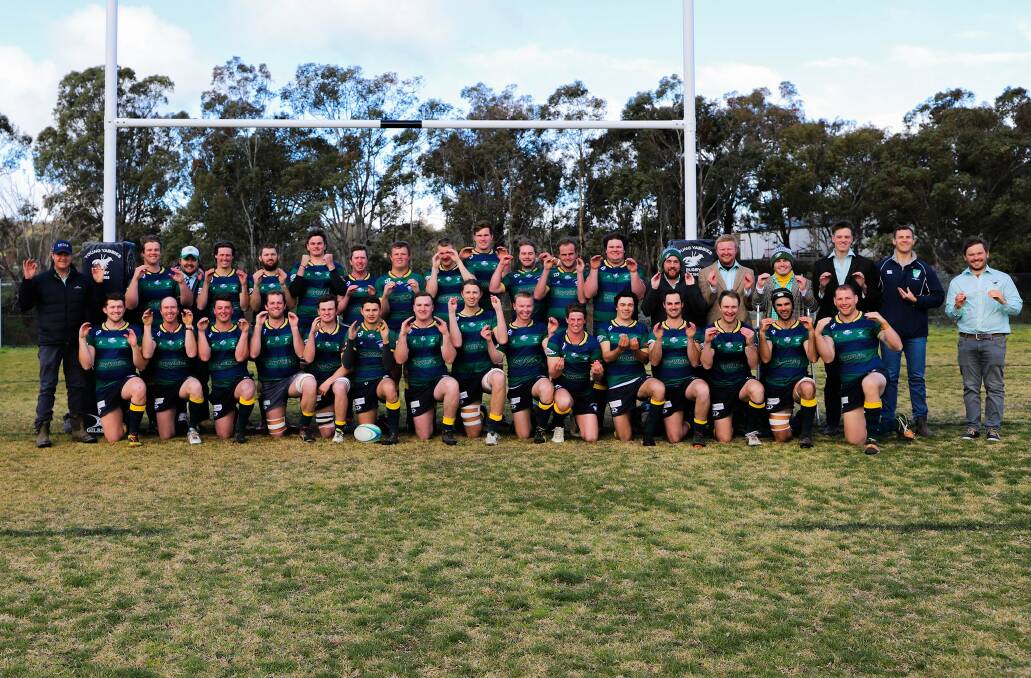 The Young Yabbies men's side missed out on premiership glory
going down to Harden in the South West Oilsplus grand final
on Saturday. Photo: Young Yabbies/Facebook