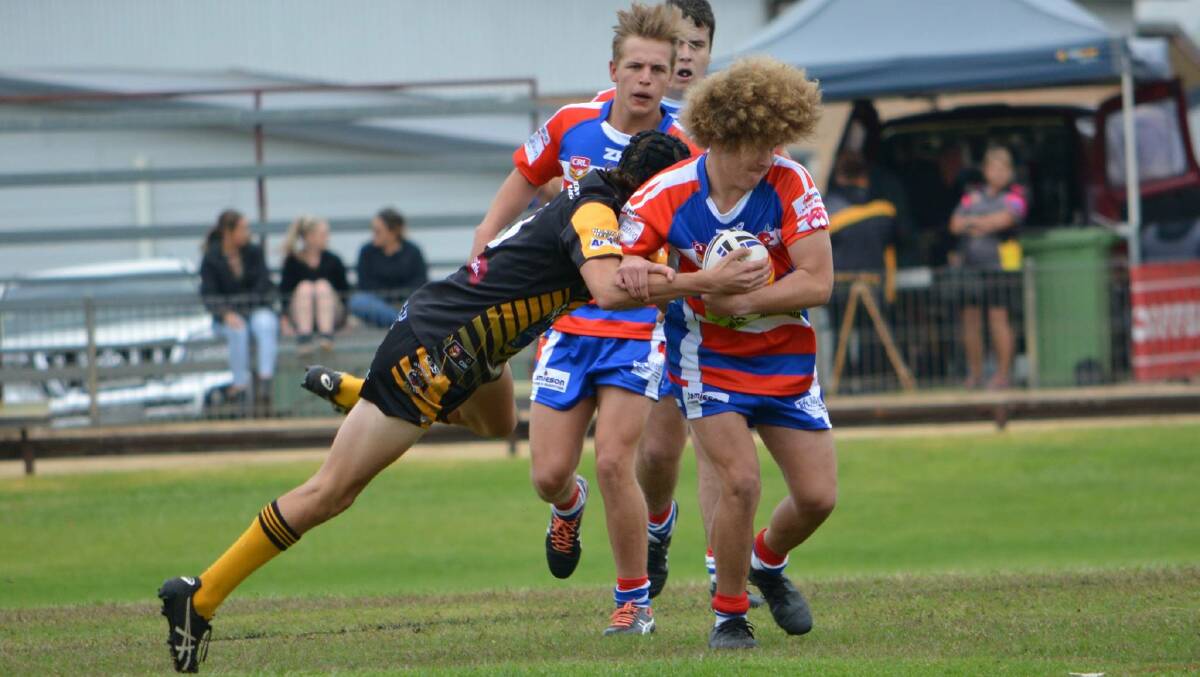 The under 17s proved too good for the Gundagai Tigers on Sunday winning 26-6. Photo: Bec Goodlock