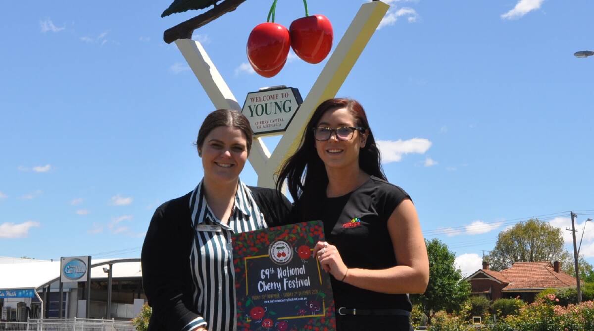 National Cherry Festival committee members Mel Ford and Emma Hill can't wait for this weekend's events.