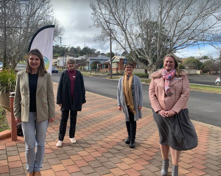 Alison Foreman, Marg Roles (Hilltops councillor), Mary Dodd, Cassandra Coleman (Lithgow City councillor). Photo: contributed 