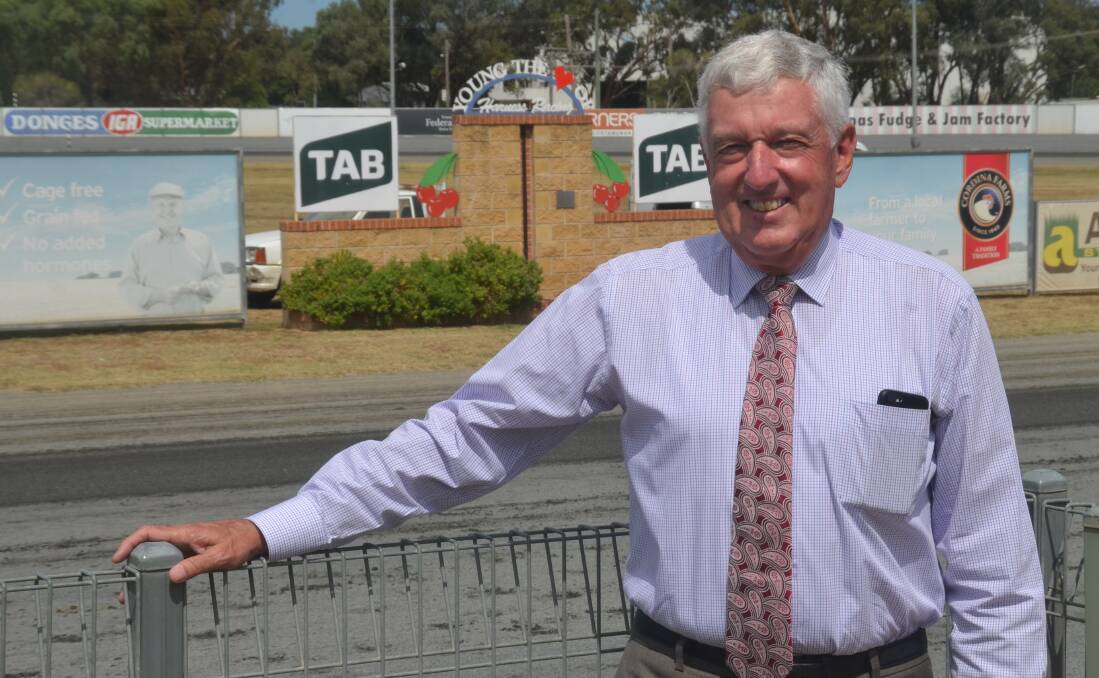 Rod Smith, Chairman of Harness Racing NSW, visited Young Paceway on Friday afternoon for the first of four meetings in Young in March.