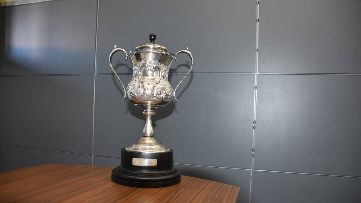 The 100-year-old Cup. Photo: Peter Guthrie
