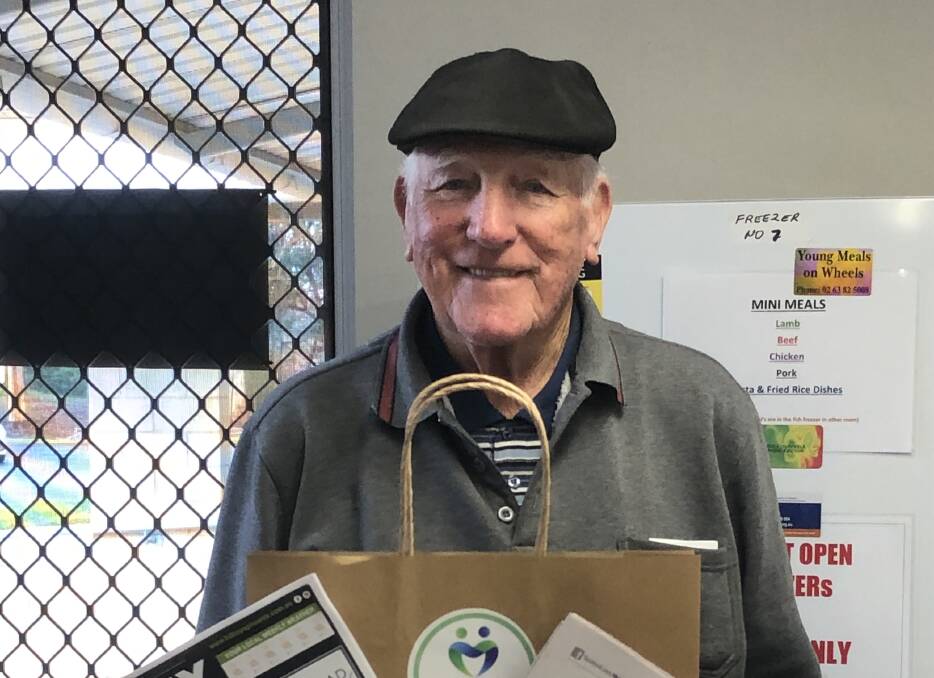 Jock Rogerson received one of the care packs last week. Photo: contributed