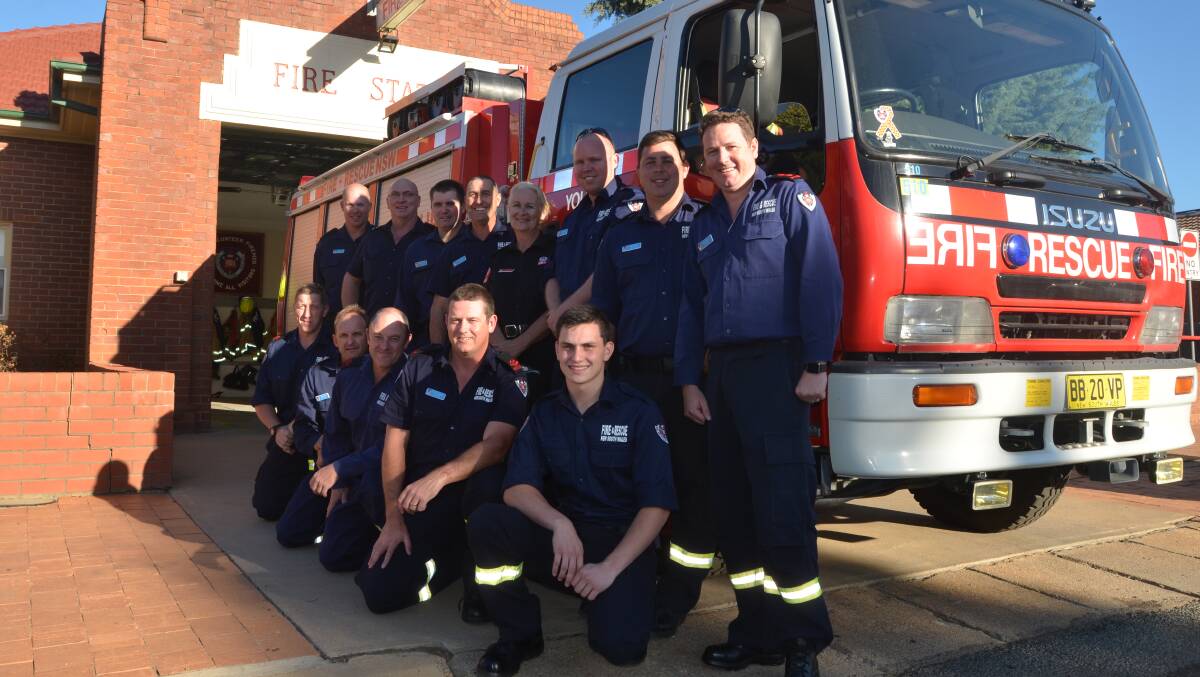 Young's NSW Fire and Rescue crew.