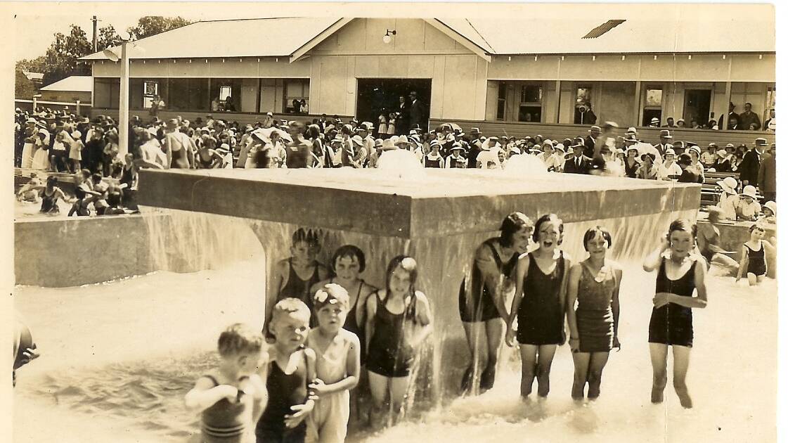 Young Baths opening in 1934. Photo: contributed