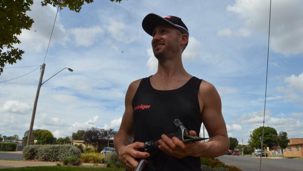Josh Clayton attempted a sharing world record during March last year. It was one of the most read sport stories of 2019. Photo: file