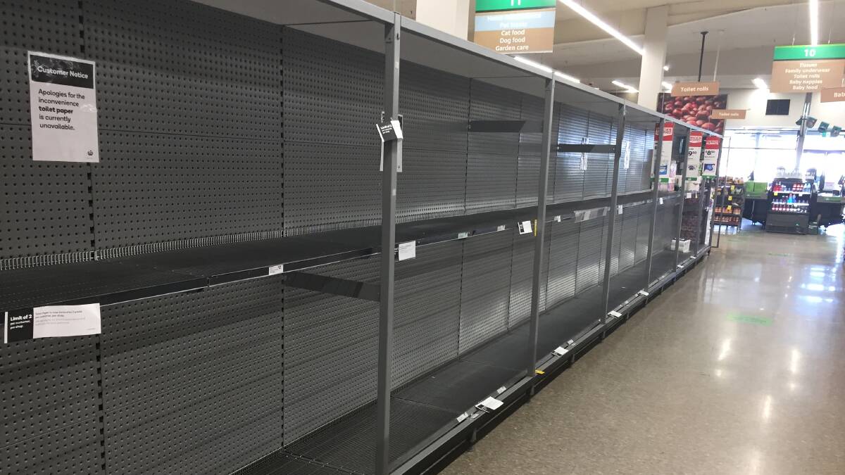 Shoppers In Young Faced By Empty Shelves Once Again The Young Witness Young Nsw