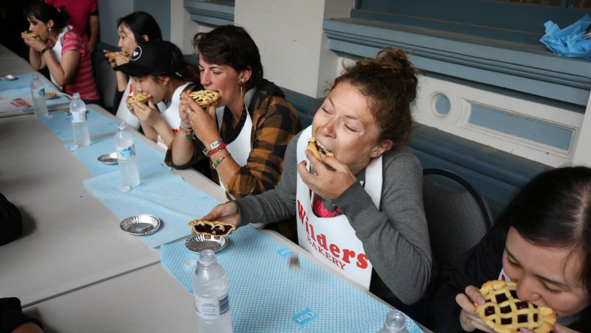 The annual cherry pie eating competition may still go ahead
as council staff prepare alternate programs for major events. Photo: file