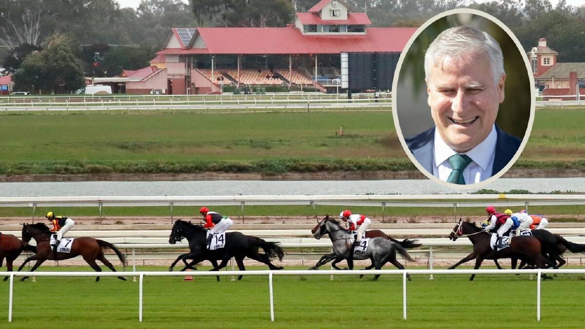 Riverina MP and Deputy Prime Minister Michael McCormack has been a strong supporter of continuing racing throughout the coronavirus pandemic. Photo: file