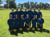 Members of the Lachlan United Under 14 girls squad. Photo supplied.