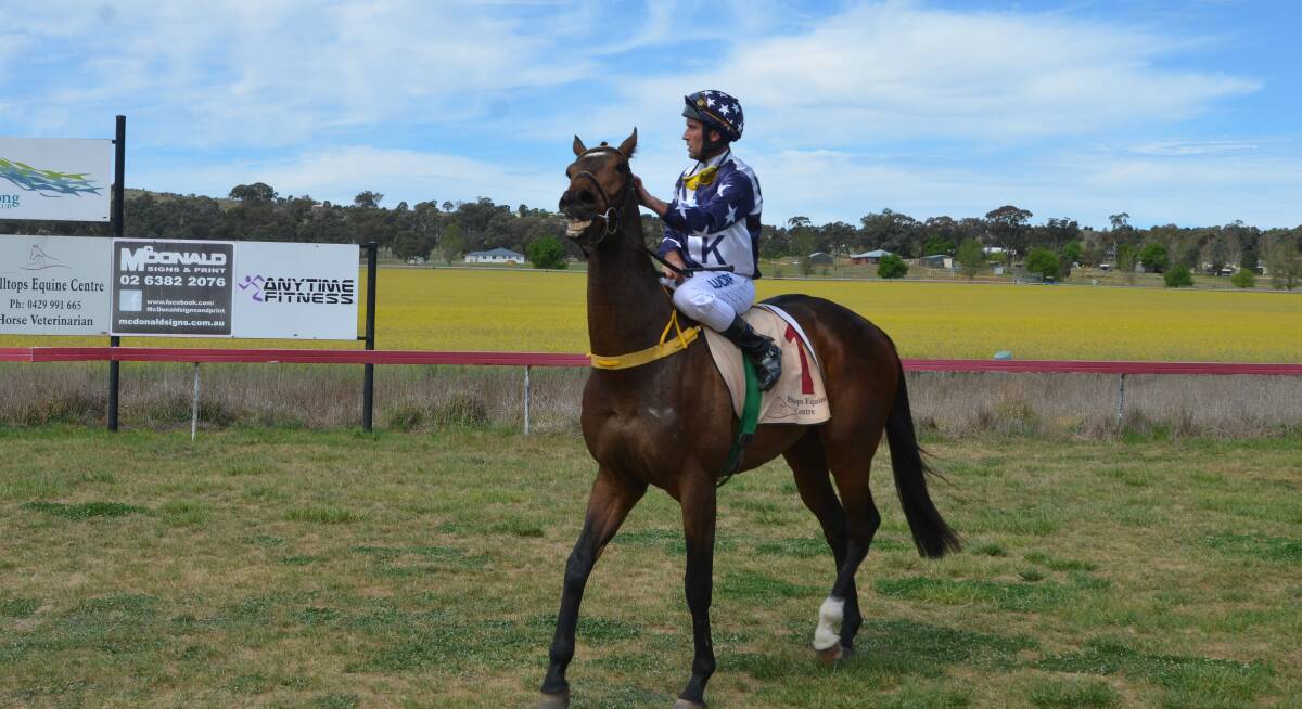 Winners are grinners: There's nothing more exciting than being first past the post. Photo: Annie Bailey.