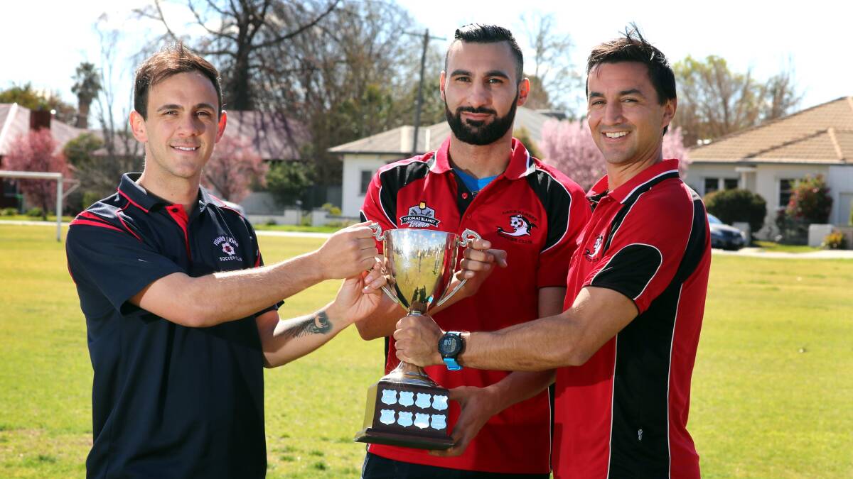 FAVOURITES: Lake Albert are backed to take home the Pascoe Cup after Sunday decider against Young Lions. Picture: Les Smith
