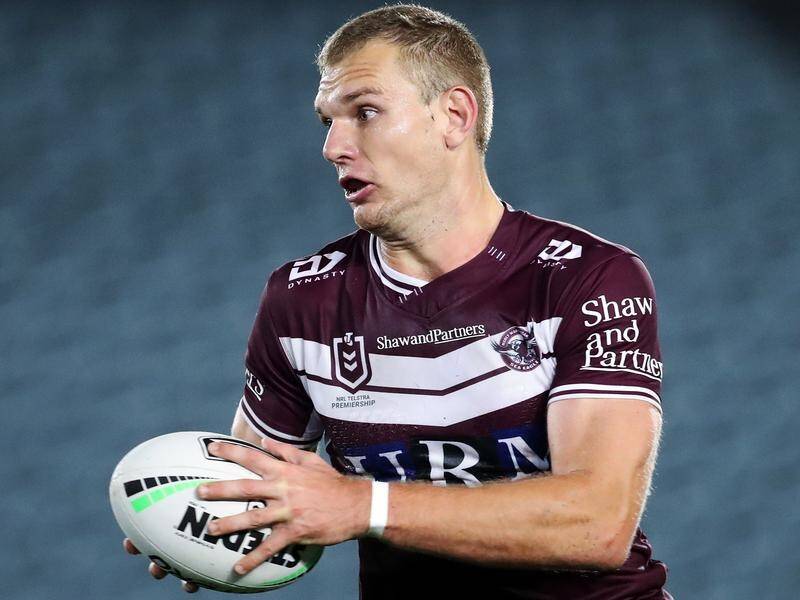 Manly's Tom Trbojevic is reslishing his upcoming tactical battle with Parramatta's Clint Gutherson.