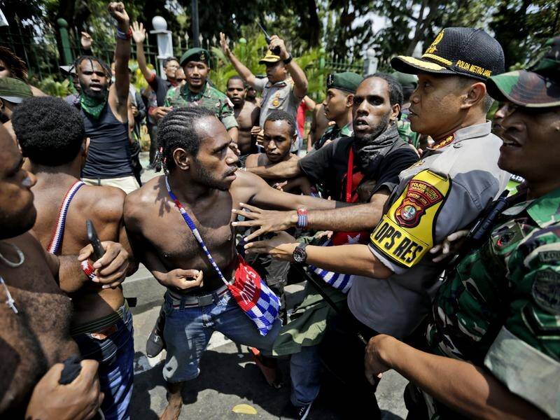 Indonesia blocked internet access in its eastern Papua region following violent protests.
