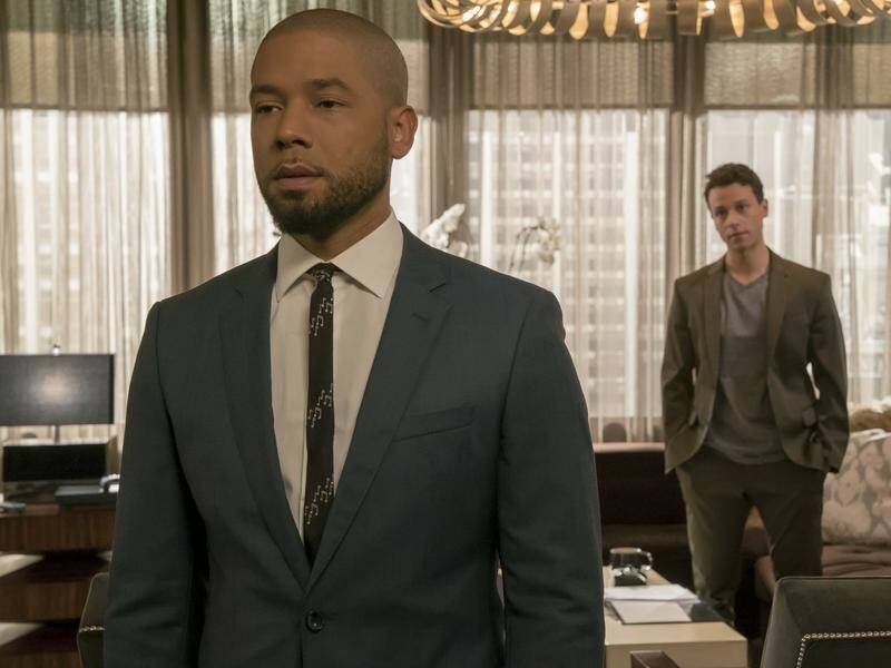 Jussie Smollett's (L) character Jamal will not appear in Empire's final two episodes of the season.