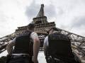 A German national has been killed following an attack near the Eiffel Tower in central Paris. (AP PHOTO)
