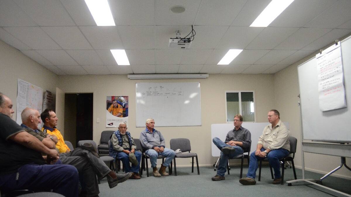 Gumtree meeting for rural fire service: Young RFS volunteers had a chance to discuss their views and thoughts on the zone’s operation last Wednesday, when they met for a “gumtree meeting”, at Young RFS Headquarters in Rockdale Road.