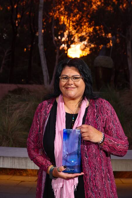 Selina Walker, co-chair of the ACT Reconciliation Council, is the ACT's Local Hero of 2024. Picture by Salty Dingo/australianoftheyear.org.au 