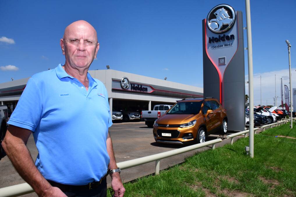 HOLDEN'S FUTURE: "The crux of it is that we simply don't sell enough cars," Golden West Holden dealer principal Michael Adams said of Australian Holden sales. Photo: BELINDA SOOLE Click on photo to read the full story.