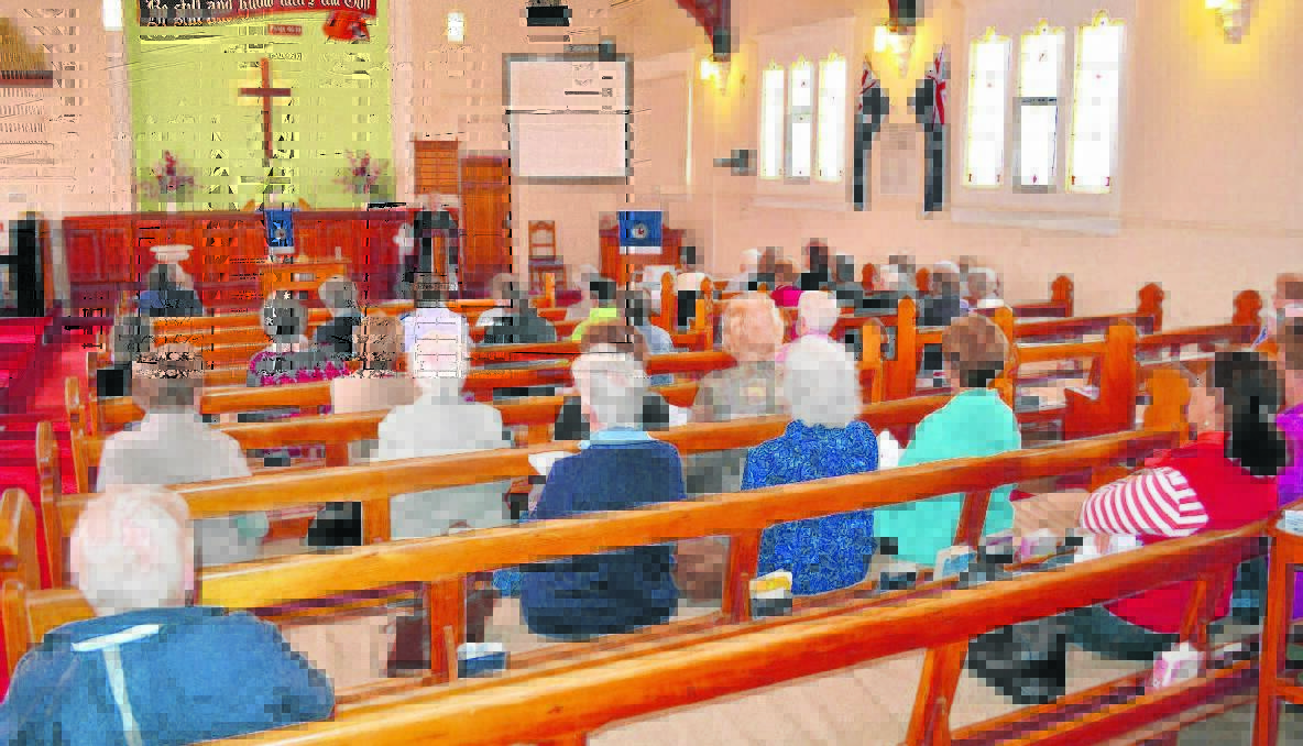 CHURCH: People from across Young came together at the Young Uniting Church to take part in the annual World Day of Prayer. Speaker on the day was Mrs Jan Elliott.	